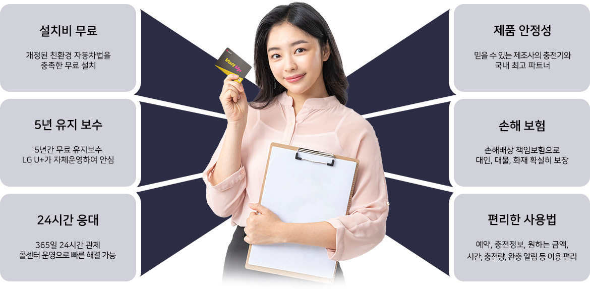 믿을 수 있는 LG U+ 전기차 충전 서비스